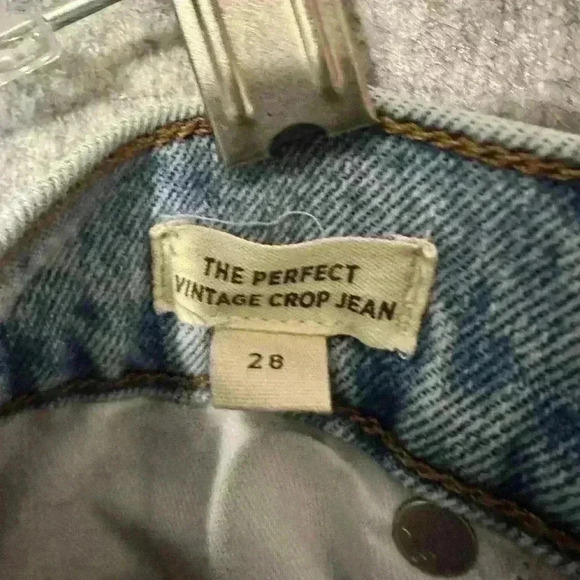 Madewell Perfect Vintage Crop Jeans - Size 28 - Picture 6 of 6